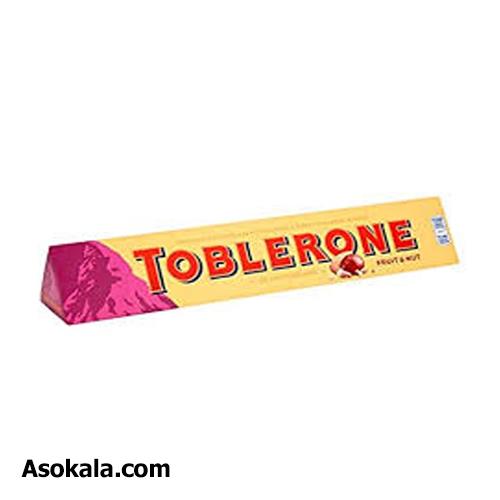 شکلات میوه ای مغزدار تابلرون Toblerone Fruit And Nut Chocolate وزن 100 گرم